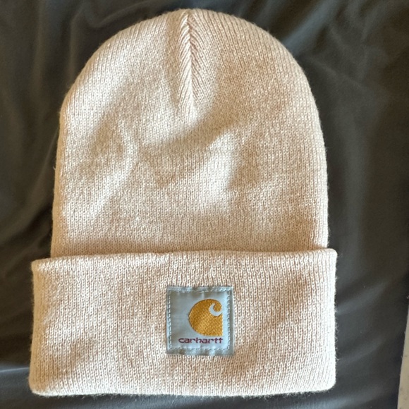 Carhartt Accessories - Carhartt Cream Knit Beanie Hat